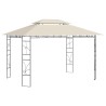 Pavillon 4x3x2,7 m Creme 160 g/m²