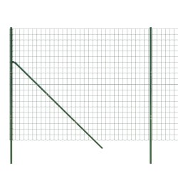 Maschendrahtzaun Grün 2x10 m Verzinkter Stahl