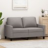 2-Sitzer-Sofa Taupe 120 cm Stoff