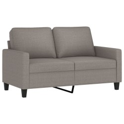 2-Sitzer-Sofa Taupe 120 cm Stoff