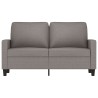 2-Sitzer-Sofa Taupe 120 cm Stoff