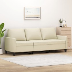 3-Sitzer-Sofa Creme 180 cm...