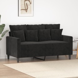 2-Sitzer-Sofa Schwarz 120...