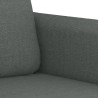 2-Sitzer-Sofa Dunkelgrau 120 cm Stoff