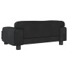 Hundebett Schwarz 70x45x30 cm Samt