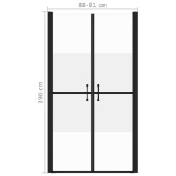 Duschtür Halb Matt ESG (88-91)x190 cm