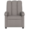 Massagesessel Taupe Stoff