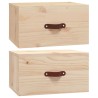 Wand-Nachttische 2 Stk. 40x29,5x22 cm