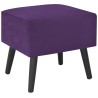 Nachttische 2 Stk. Dunkelviolett 40 x 35 x 40 cm Samt