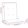 Gartenstuhlauflagen für Niedriglehner 6 Stk. 100x50x3 cm