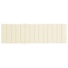 Sonnenliegen-Auflage Creme 200x70x3 cm Oxford-Gewebe