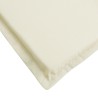 Sonnenliegen-Auflage Creme 200x70x3 cm Oxford-Gewebe