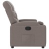 Relaxsessel Taupe Stoff