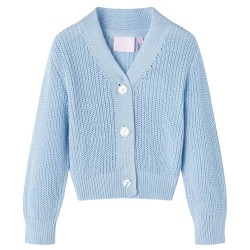 Kinder-Strickjacke Blau 128