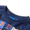 Kinder-Langarmshirt Marineblau Melange 104