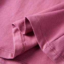 Kinder-Langarmshirt Himbeerrosa 116