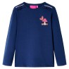 Kinder-Langarmshirt Marineblau 92