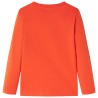 Kinder-Langarmshirt Hellorange 140