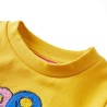 Kinder-Sweatshirt Dunkles Ocker 140