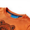 Kinder-Langarmshirt Dunkelorange 140