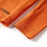 Kinder-Langarmshirt Dunkelorange 140