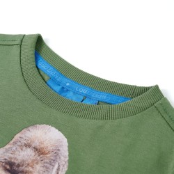 Kinder-Langarmshirt Helles Khaki 104