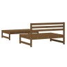 2-tlg. Garten-Lounge-Set Honigbraun Massivholz Kiefer