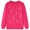 Kinder-Sweatshirt Knallrosa 104