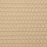 Aufbewahrungskorb Beige und Weiß Ø40x25 cm Baumwolle