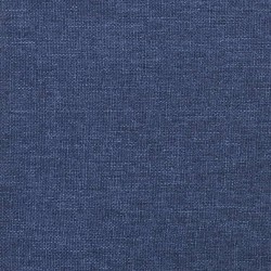 Fußhocker Blau 60x60x36 cm Stoff