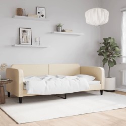 Tagesbett Creme 90x200 cm...