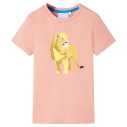 Kinder-T-Shirt Hellorange 116