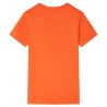 Kinder-T-Shirt Dunkelorange 92