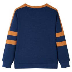 Kinder-Sweatshirt Indigoblau 128