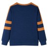 Kinder-Sweatshirt Indigoblau 128