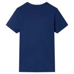 Kinder-T-Shirt Dunkelblau 104