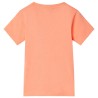 Kinder-T-Shirt Neonorange 140