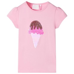 Kinder-T-Shirt Hellrosa 92