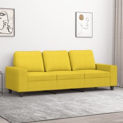 3-Sitzer-Sofa Hellgelb 180...