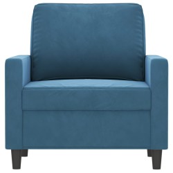 Sessel Blau 60 cm Samt