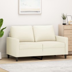 2-Sitzer-Sofa Creme 120 cm...