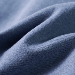 Kinder-Kapuzenpullover Blau Melange 116