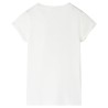 Kinder-T-Shirt Ecru 104