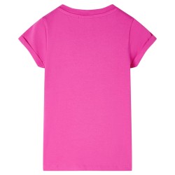 Kinder-T-Shirt Dunkelrosa 116