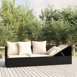 Outdoor-Loungebett mit...