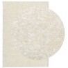 Teppich ISTAN Hochflor Glänzend Creme 160x230 cm