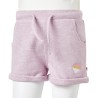 Kindershorts mit Kordelzug Lila 140