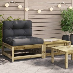 Gartensofa ohne Armlehnen...