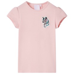 Kinder-T-Shirt Hellrosa 92