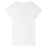 Kinder-T-Shirt Ecru 116